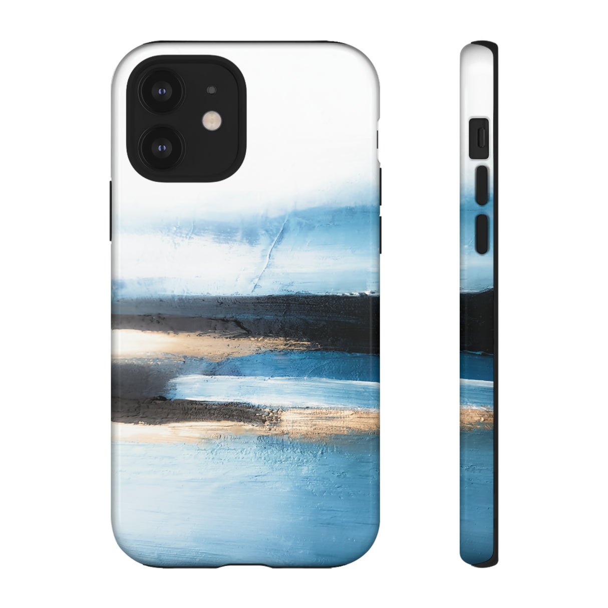 Oil Painting - Abstract Blue - Protective Phone Case