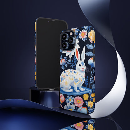 Floral Rabbit Dances - iPhone Case