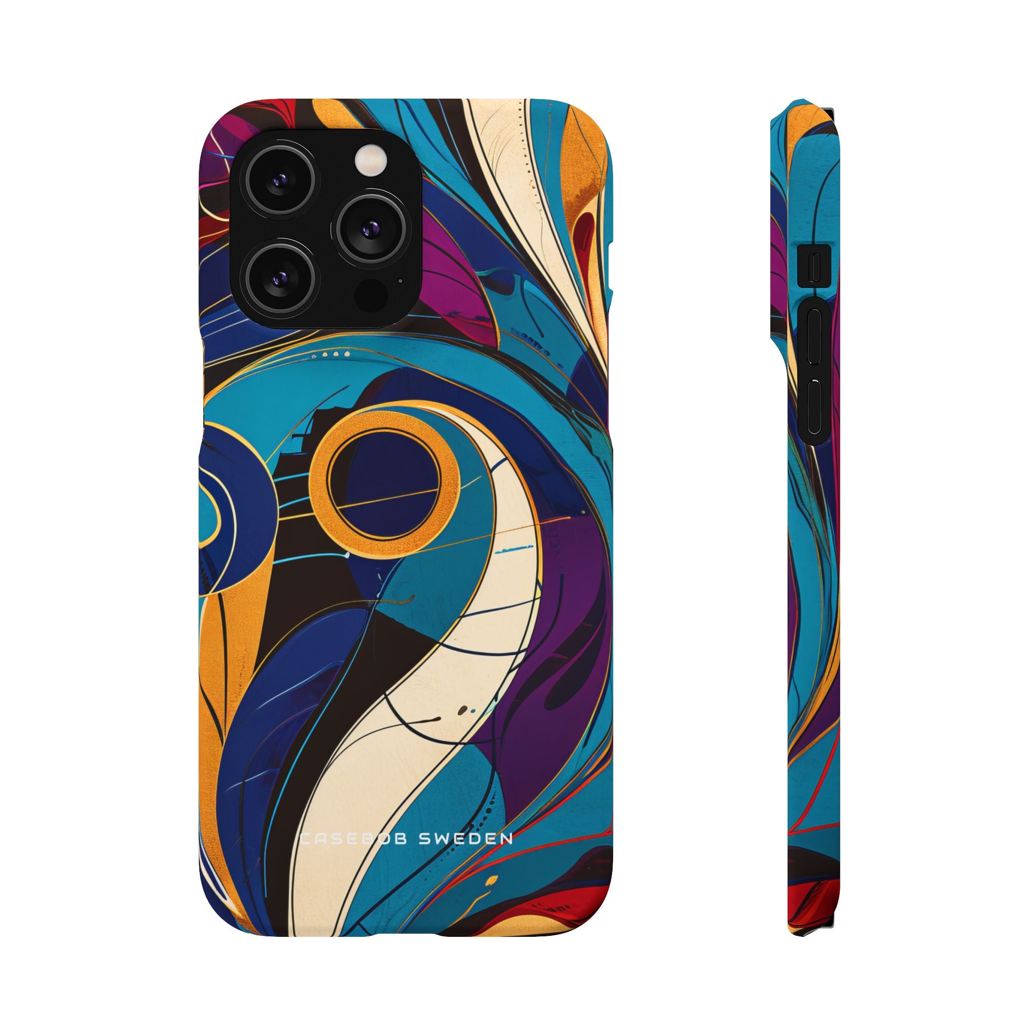 Vintage Vortex Harmony iPhone 14 - Slim Phone Case