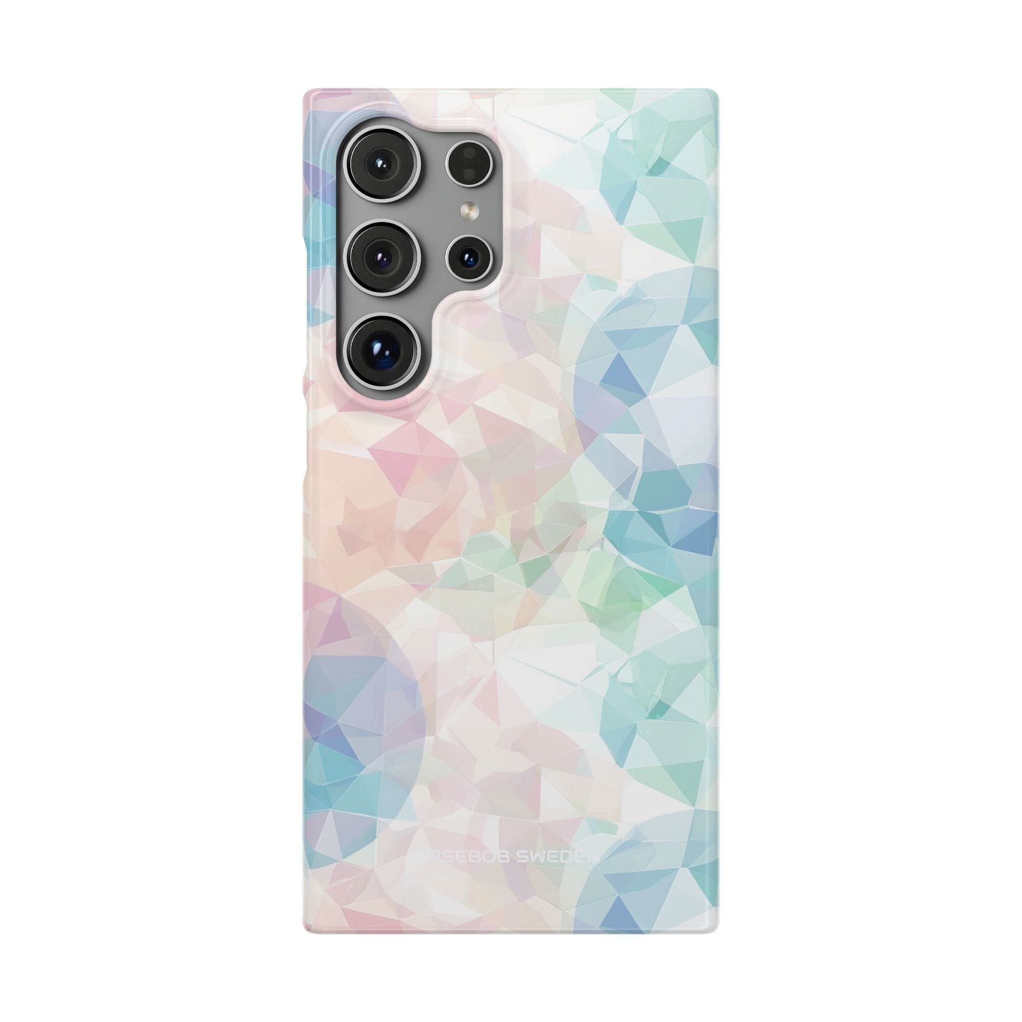 Pastel Geometry Background - Slim Samsung S24 Phone Case