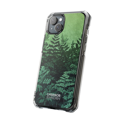 Verdant Fern Silhouettes iPhone 15 - Impact Clear+