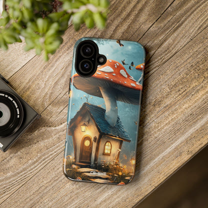 Mushroom House Glows - iPhone Case