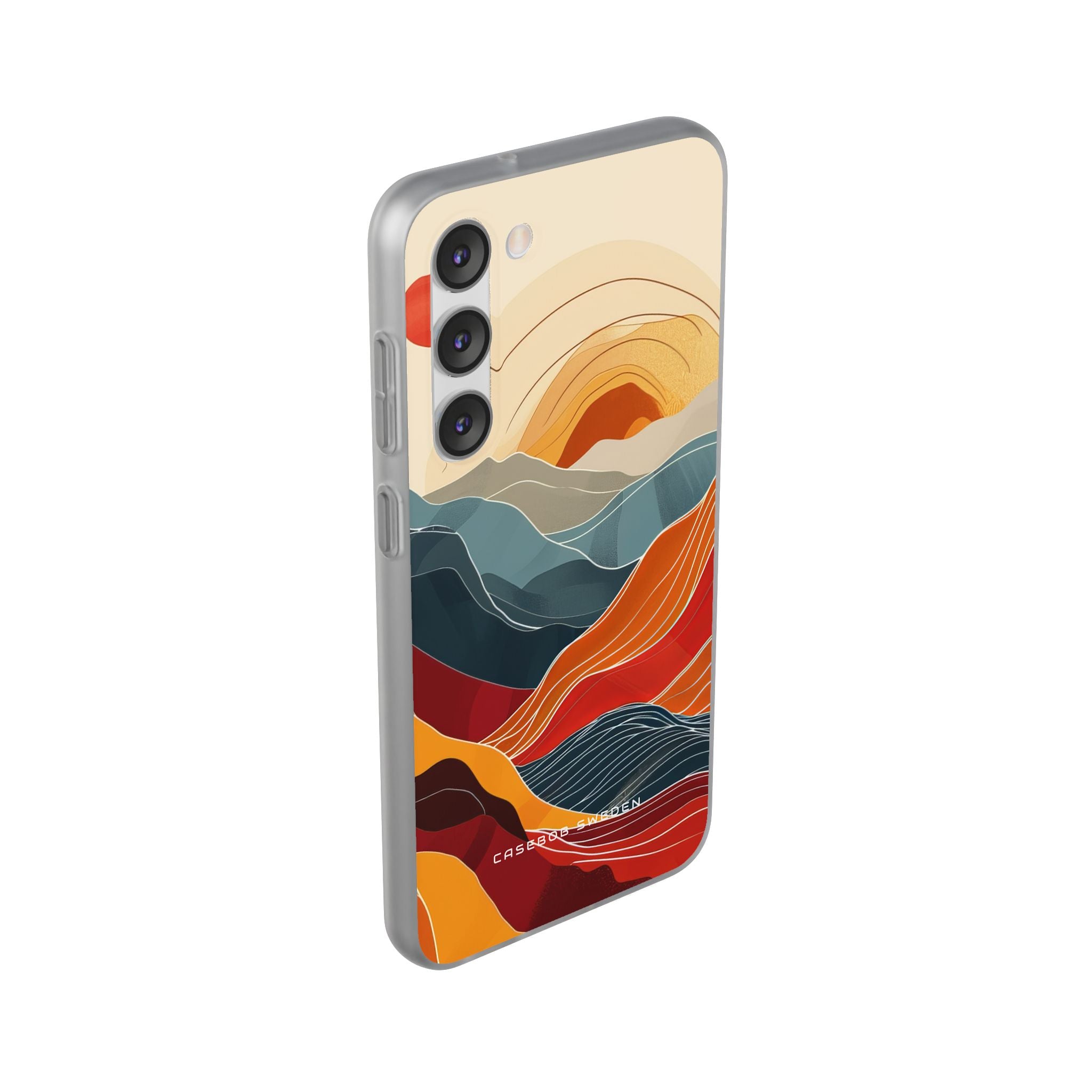 Harmonic Flow of Lines and Color Samsung S23 - Flexi Phone Case