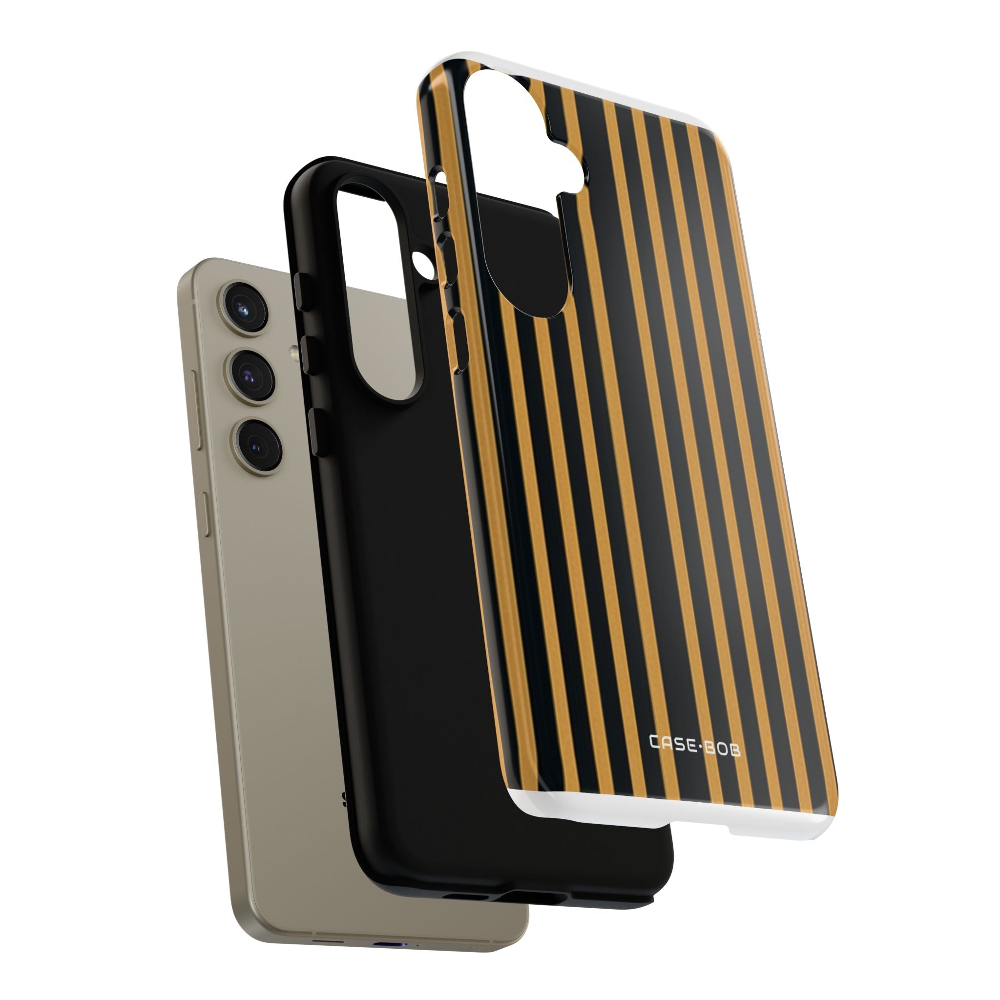 Golden Stripes Samsung S24 Plus Case - Tough