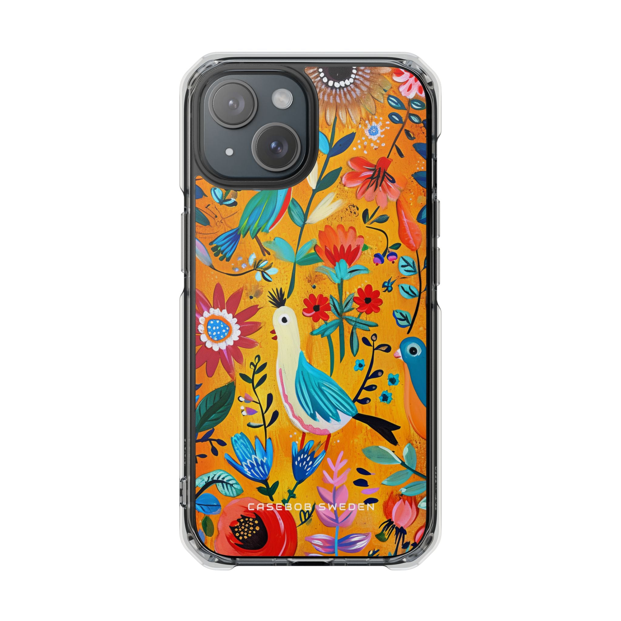 Whimsical Vintage Nature Harmony iPhone 15 - Clear Impact Phone Case