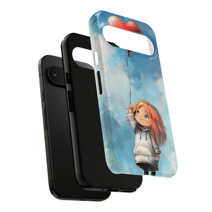 Heart Balloon Whimsy Google Pixel 9 Case - Tough