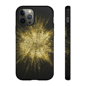 Gold Glitter Background - Protective Phone Case