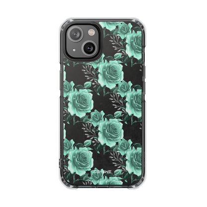 Turquoise Rose Symphony iPhone Case - Impact