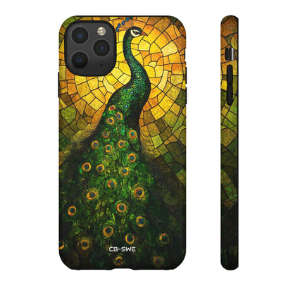 Peacock Spreads Light - iPhone Case