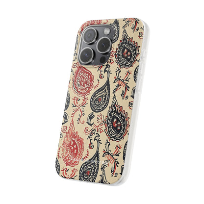 Vintage Paisley Elegance iPhone 15 - Flexi Phone Case