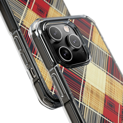 Plaid Diamond Tapestry iPhone 14 - Impact Clear+