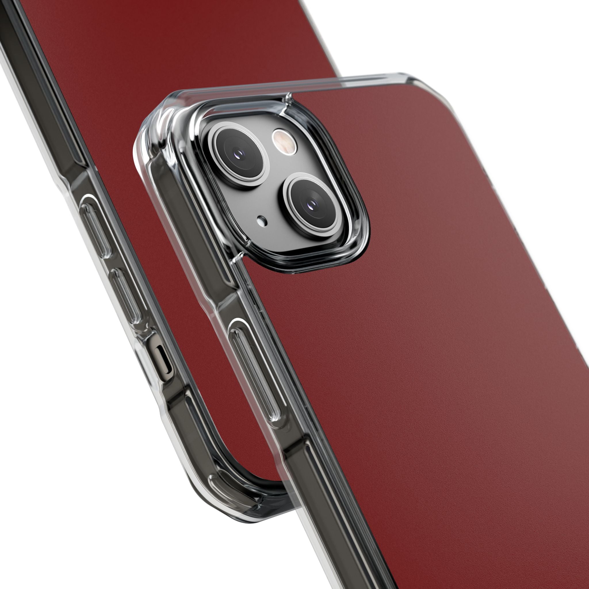 UP Maroon - Clear Impact Case for iPhone