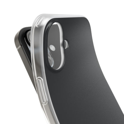 Graphite Black - Flexi iPhone 16 Phone Case