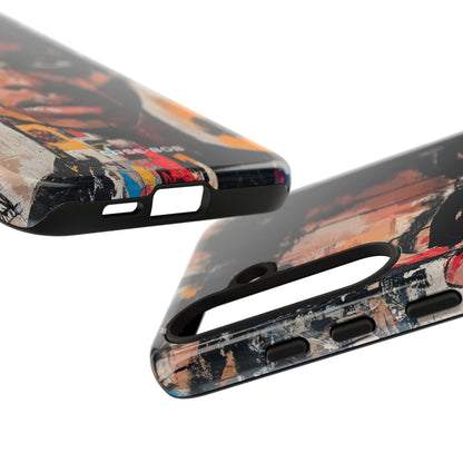 Masked Portrait Drips Samsung S24 Plus Case - Tough