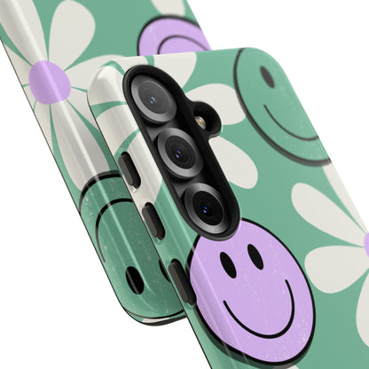 Playful Retro Blooms - Samsung Case