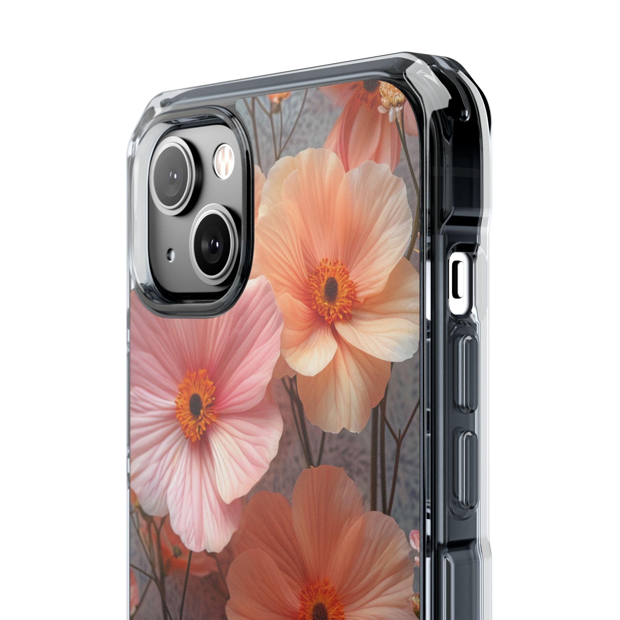 Serene Botanical Blooms - Clear Impact iPhone 14 Phone Case