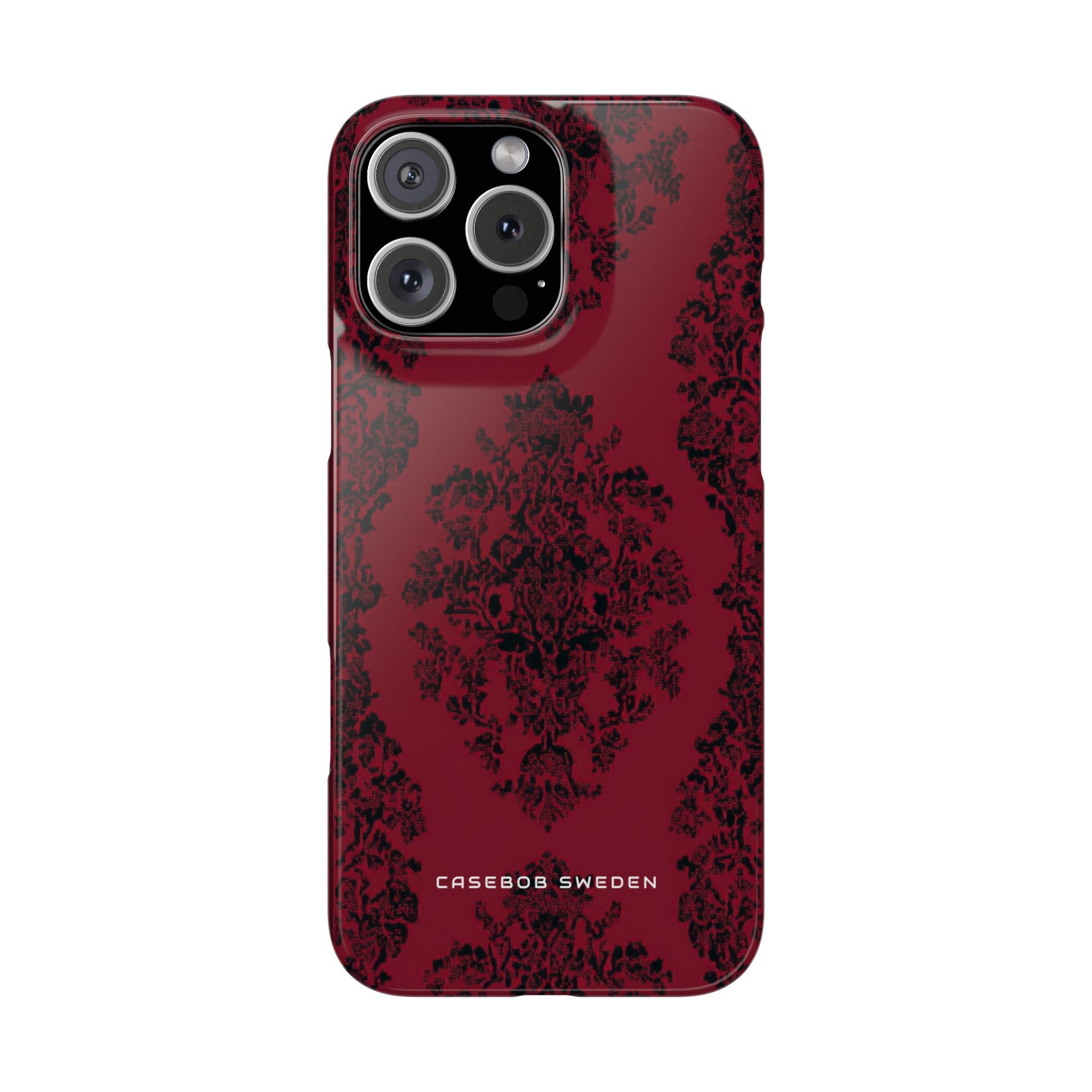 Gothic Crimson Elegance iPhone 16 - Slim Phone Case