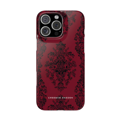 Gothic Crimson Elegance iPhone 16 - Slim Phone Case