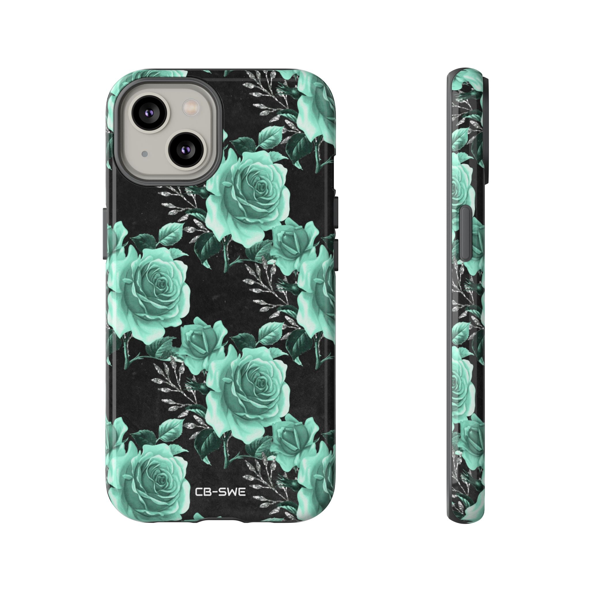 Turquoise Rose Symphony - iPhone Case