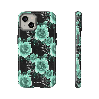 Turquoise Rose Symphony - iPhone Case
