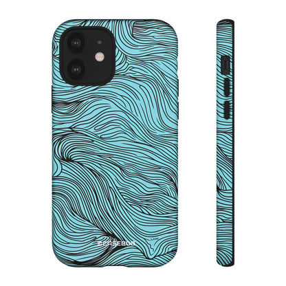 Wavy Serenity | Protective Phone Case for iPhone