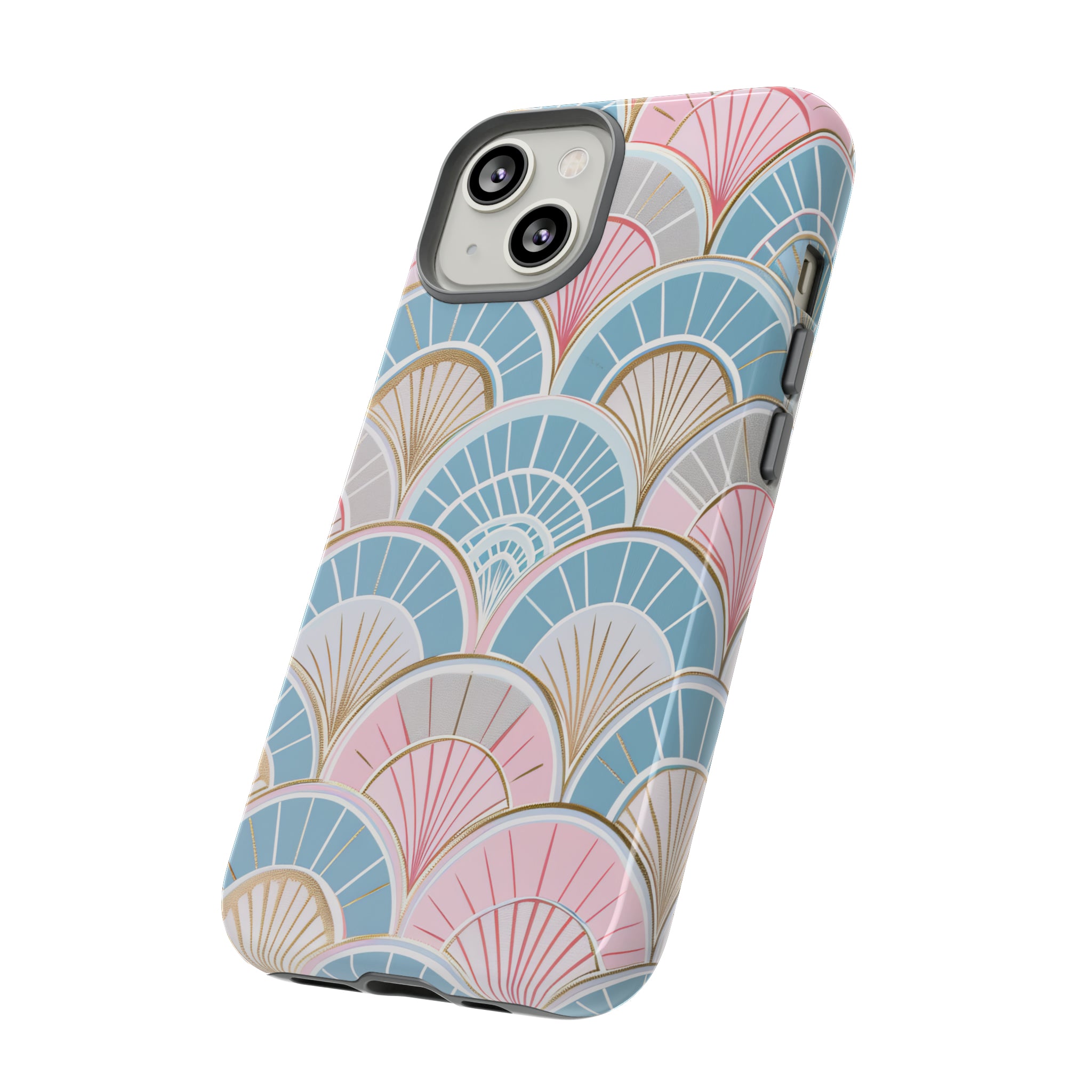 Art Deco Floral Fusion - Protective Phone Case