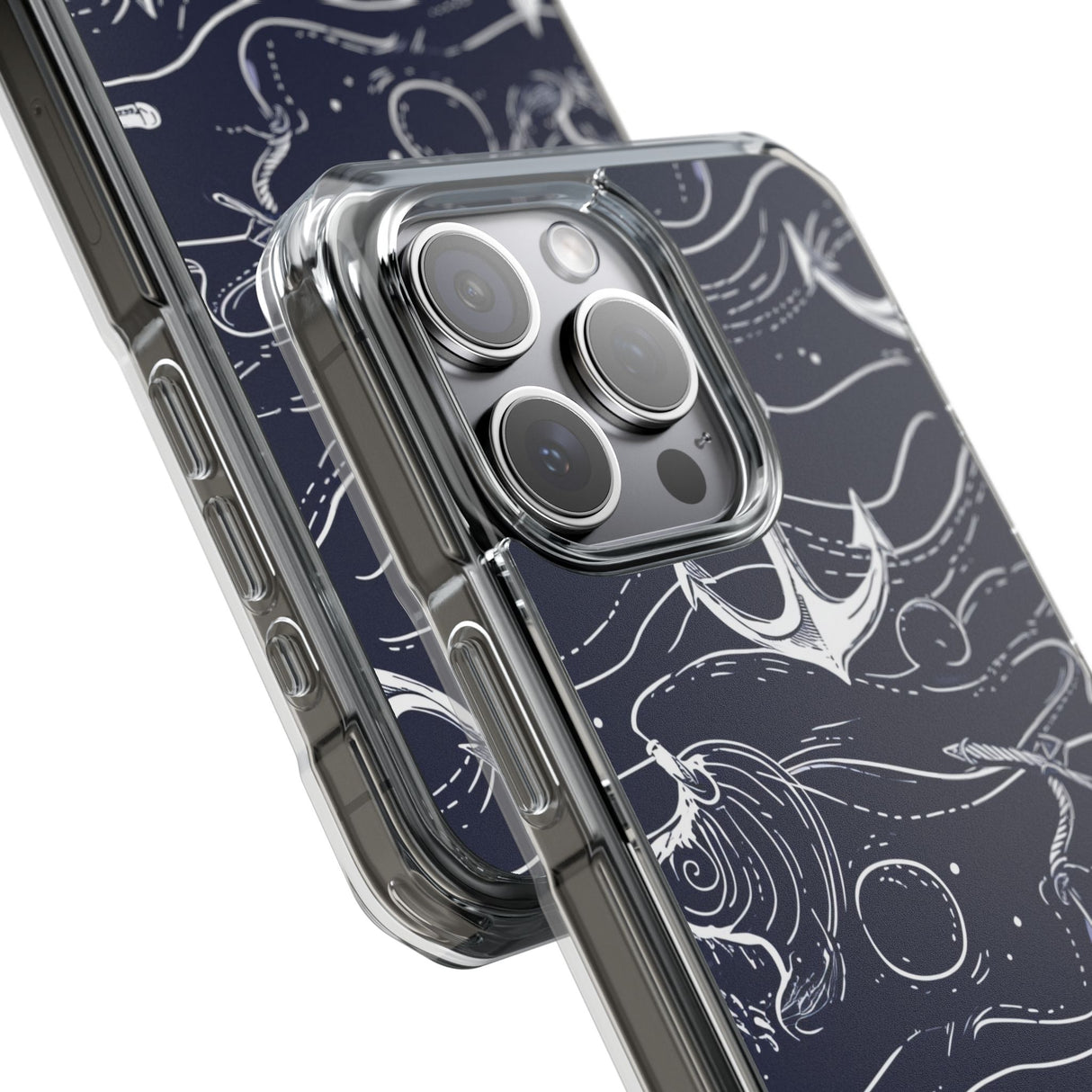 Nautical Whimsy – Handyhülle für iPhone (Clear Impact – Magnetisch)