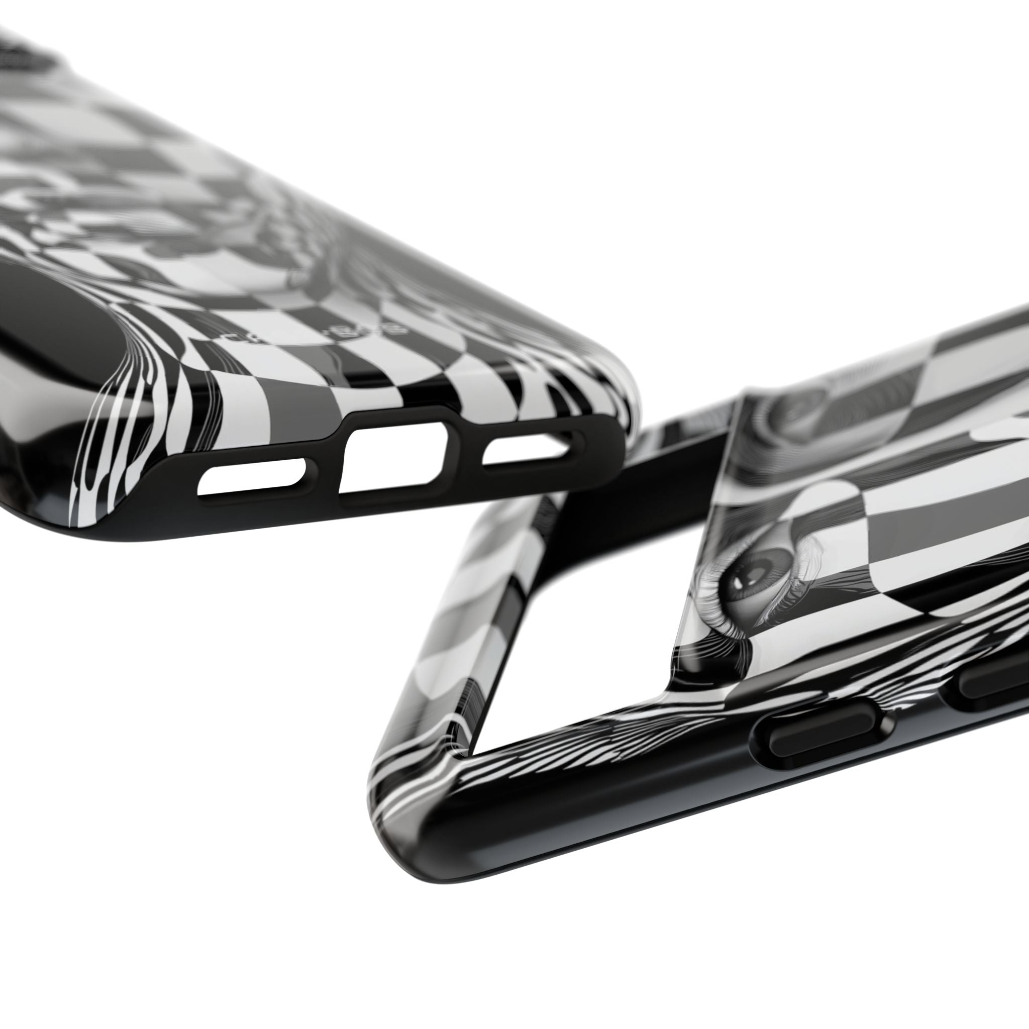 Checkered Face Google Pixel 8 Case - Tough