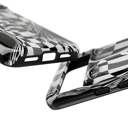 Checkered Face Google Pixel 8 Case - Tough