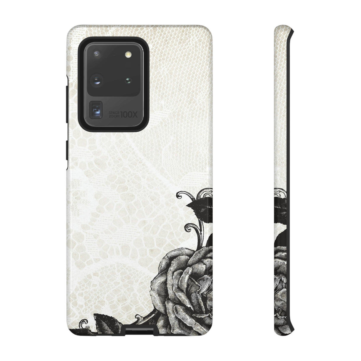 Rosett Gothic Flower - Protective Phone Case