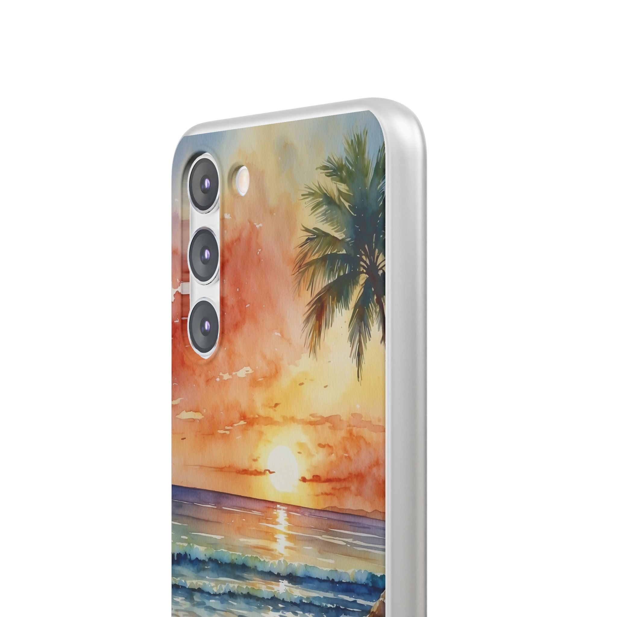 Sunset Palm Samsung S23 Plus Case - Soft