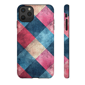 Pastel Gingham Charm - Protective Phone Case