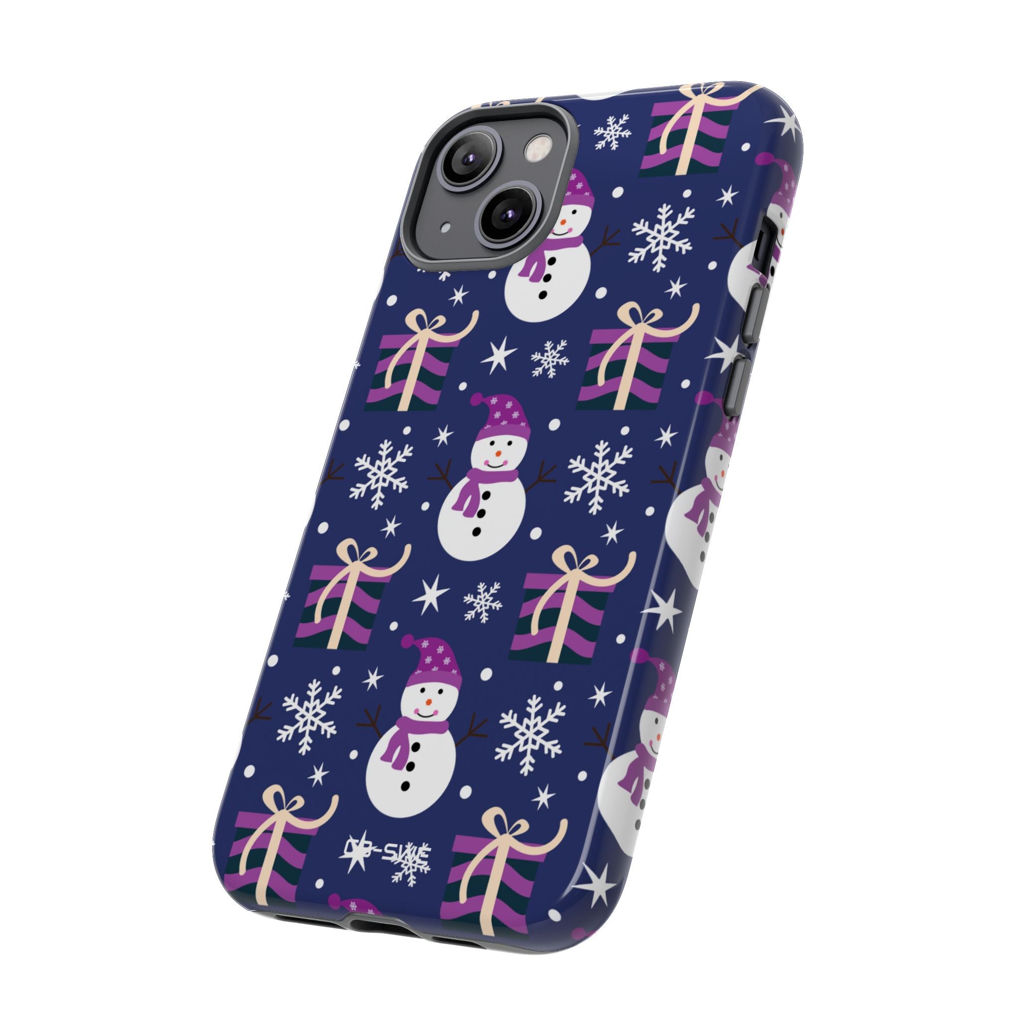 Snowmen Gift Giving - iPhone Case