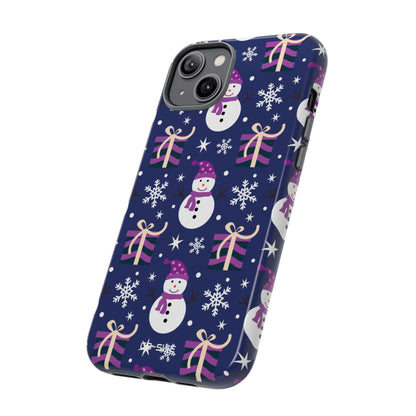 Snowmen Gift Giving - iPhone Case