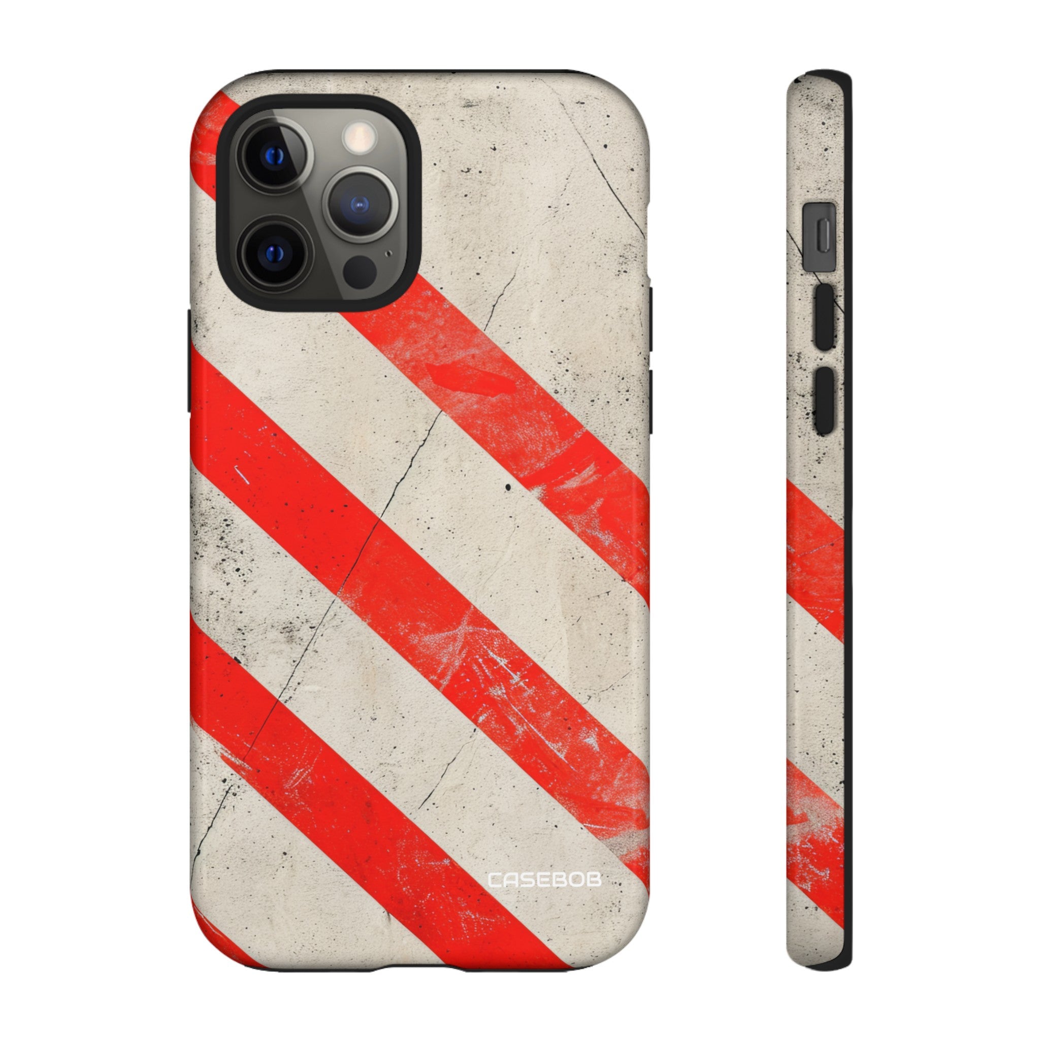 Crimson Line Minimalism - Protective Phone Case