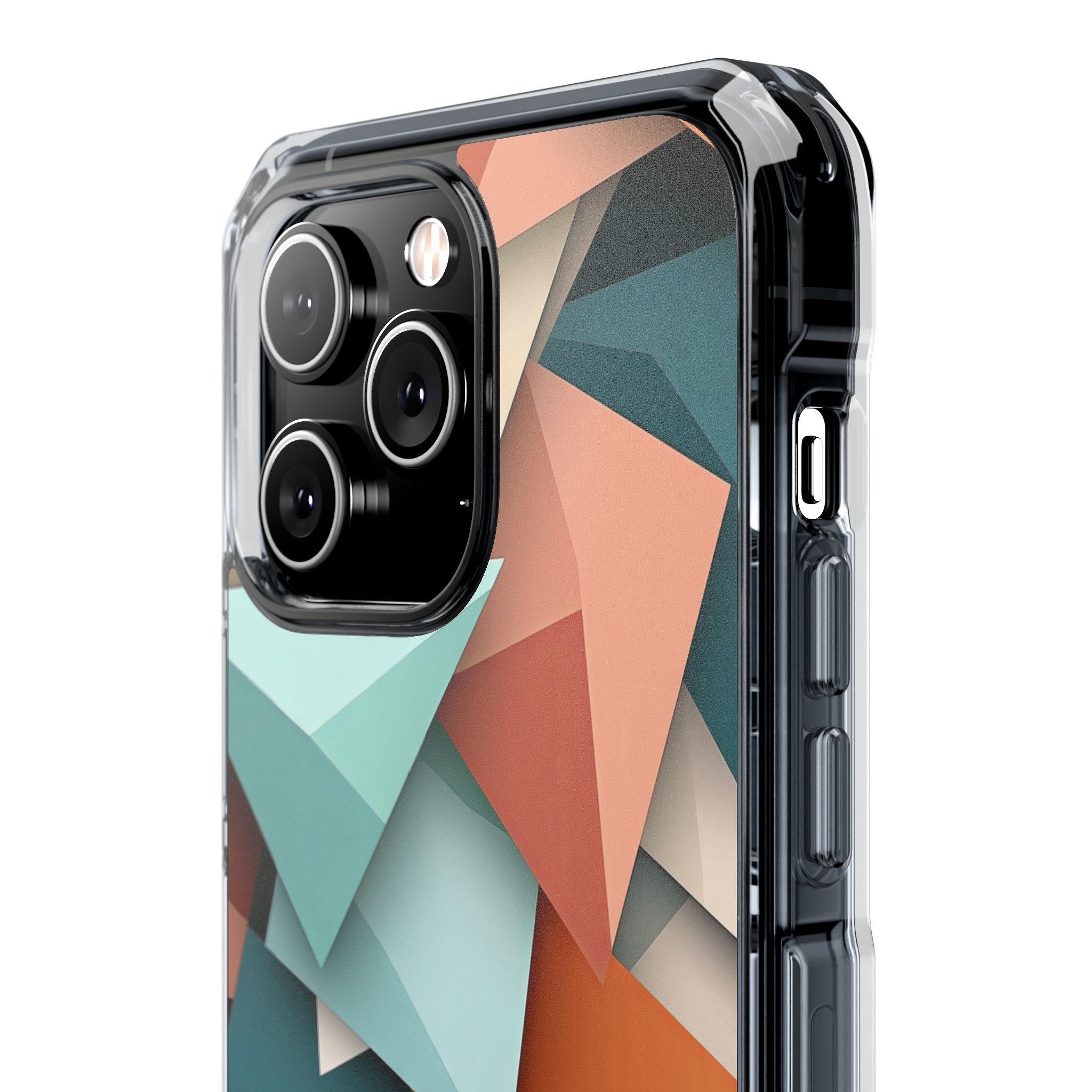 Geometric Color Harmony iPhone Case - Impact