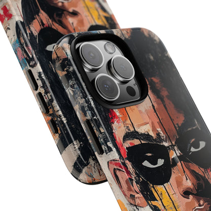 Masked Portrait Drips iPhone 16 Pro Max Case - Tough