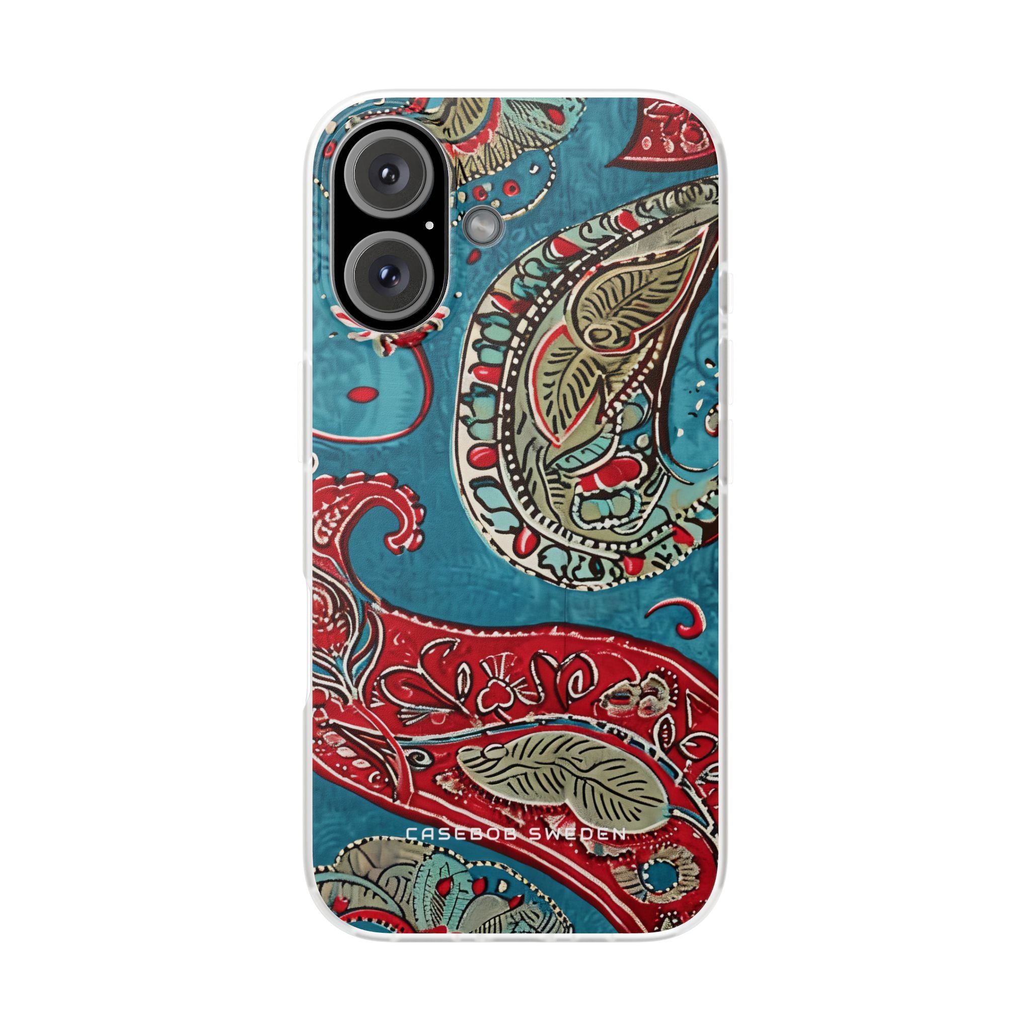 Vintage Paisley Elegance iPhone 16 - Flexi Phone Case