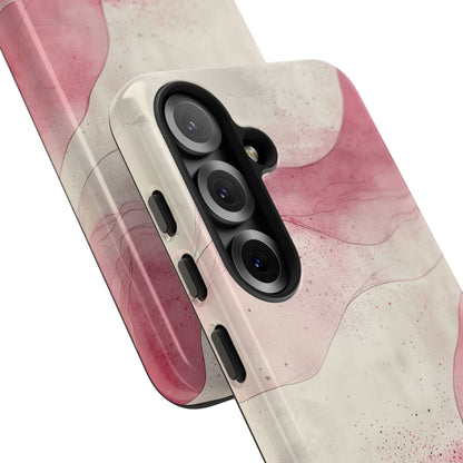 Crimson Waves Samsung S25 Case - Tough