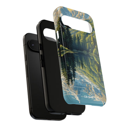 Mountain Peaks Reflect - Google Pixel Case