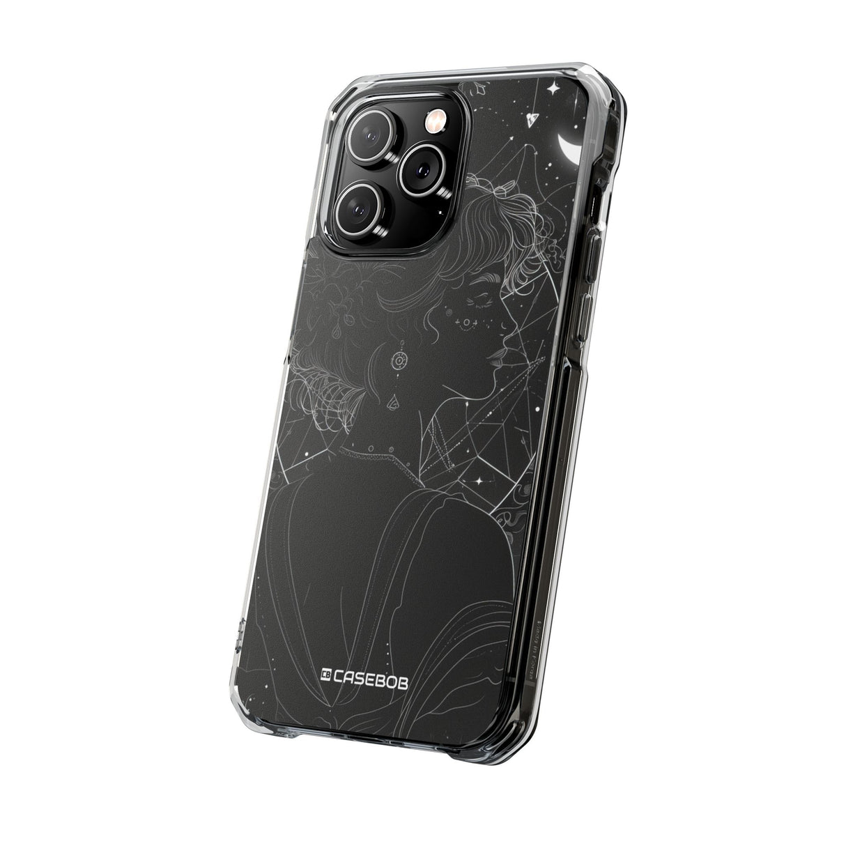 Mystic Starlit Serenity - Phone Case for iPhone (Clear Impact - Magnetic)