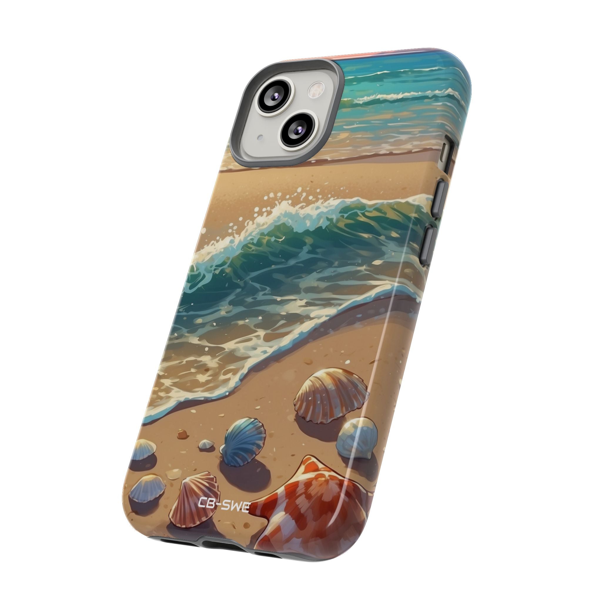 Seashells Kiss Shore - iPhone Case