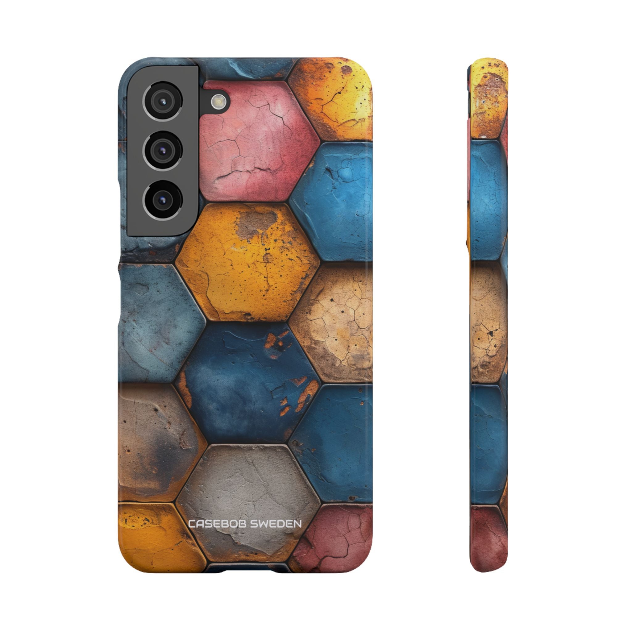 Rustic Geometric Tiles - Slim Samsung S22 Phone Case