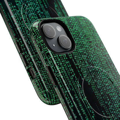 Matrix Gradient Flow iPhone 15 | Tough+ Phone Case