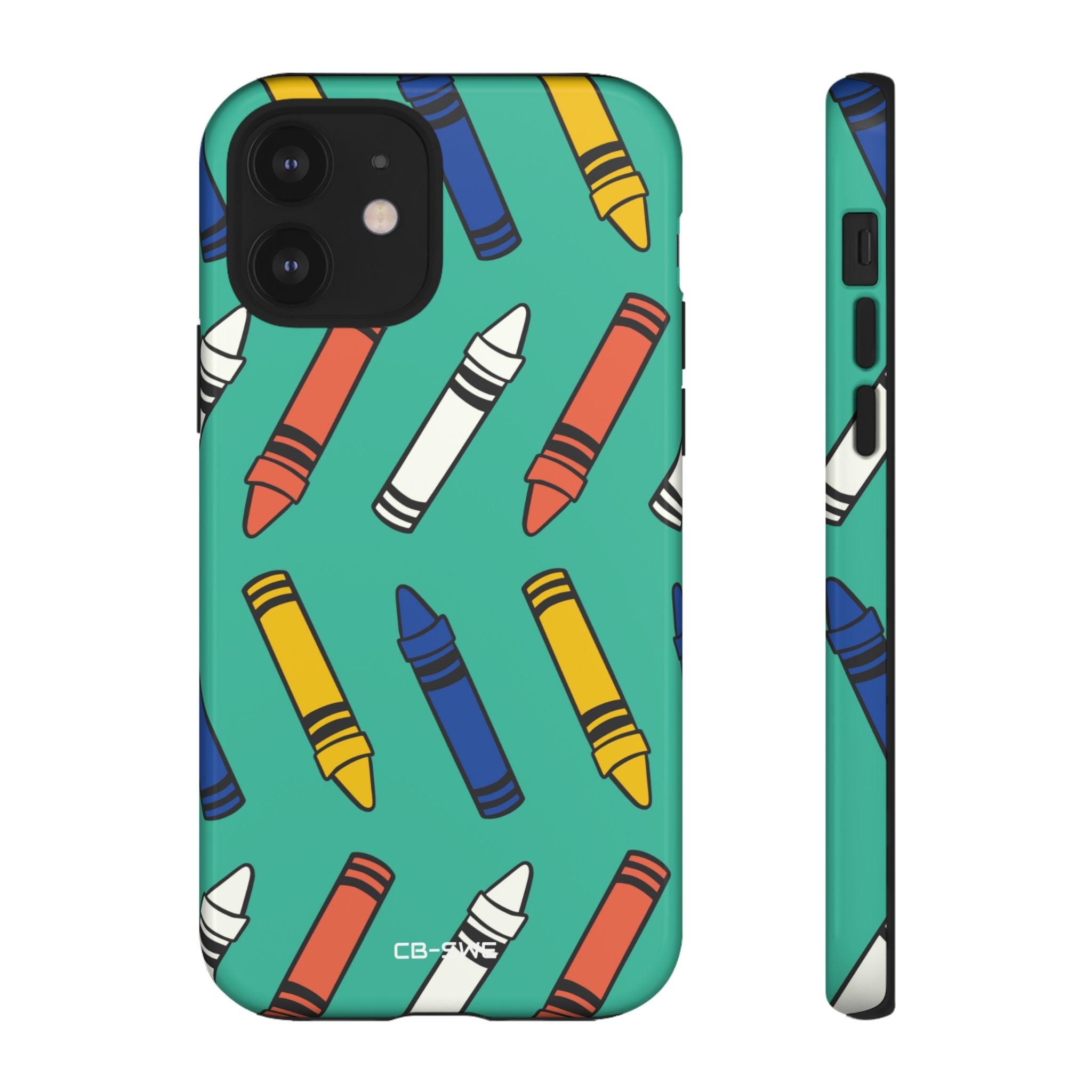 Crayons Dance Playfully - iPhone Case