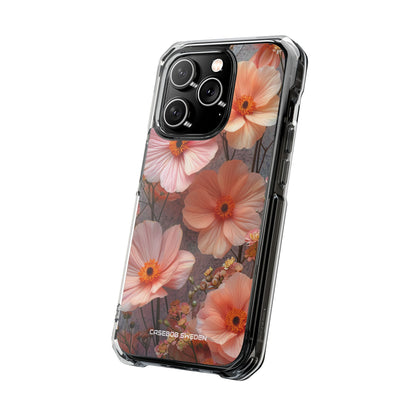 Serene Botanical Blooms - Clear Impact iPhone 14 Phone Case