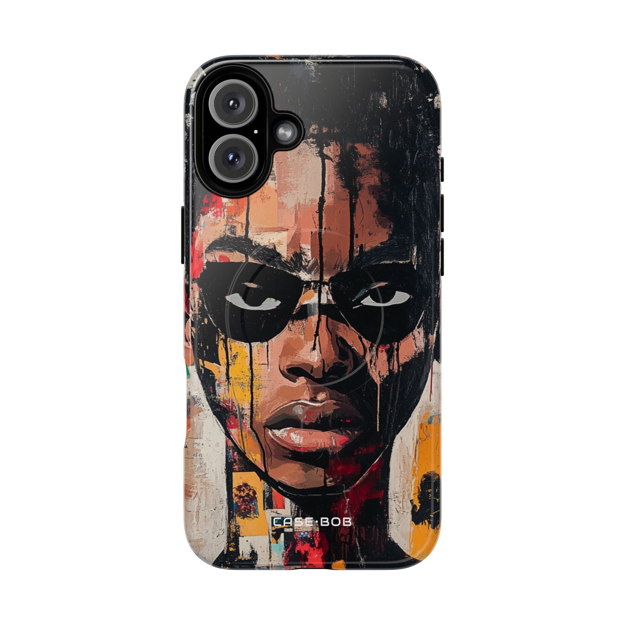 Masked Portrait Drips iPhone 16 Plus Case - Tough+