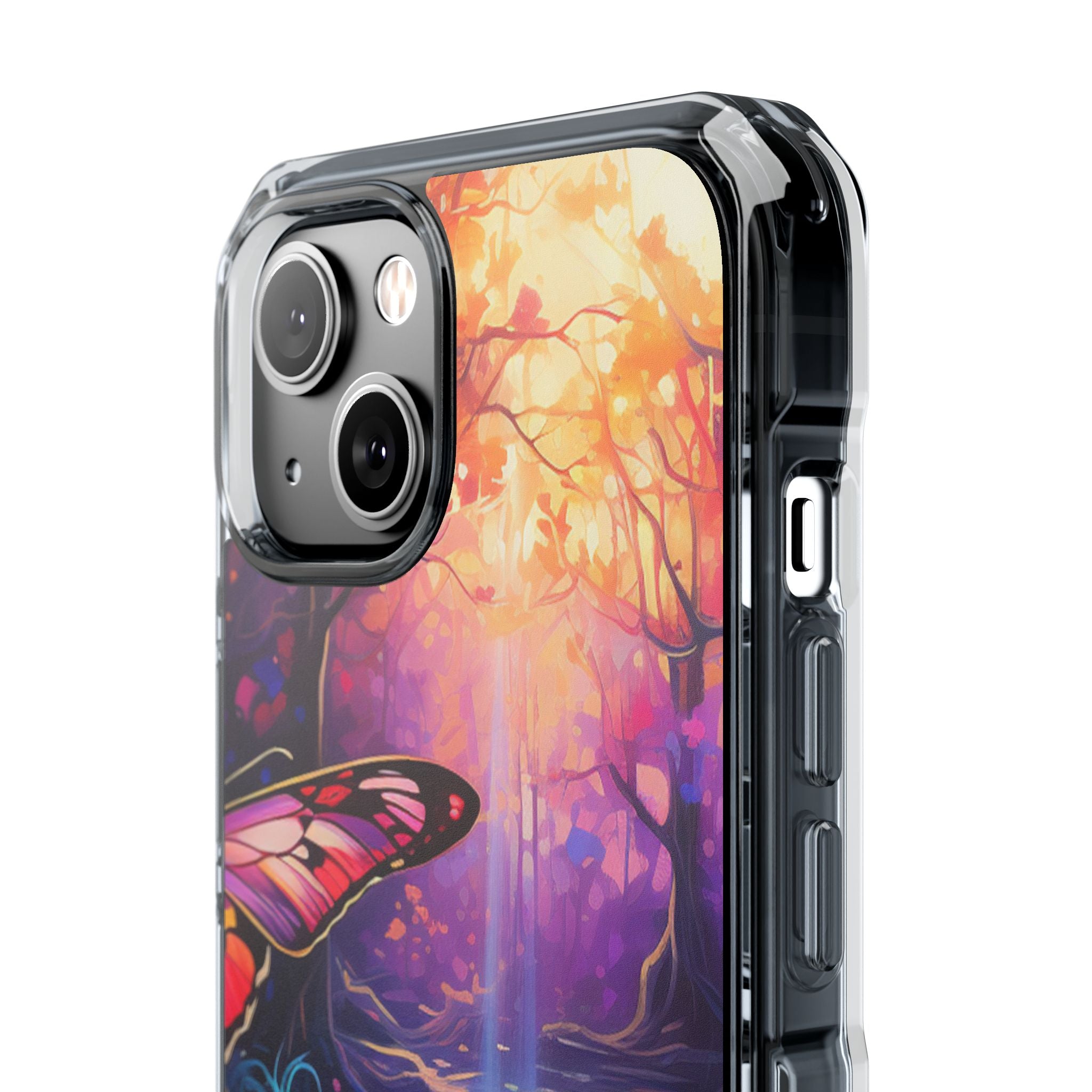 Enchanted Butterfly Forest iPhone Case - Impact