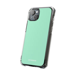 Magic Mint | Handyhülle für iPhone (Clear Impact Case - Magnetisch) 