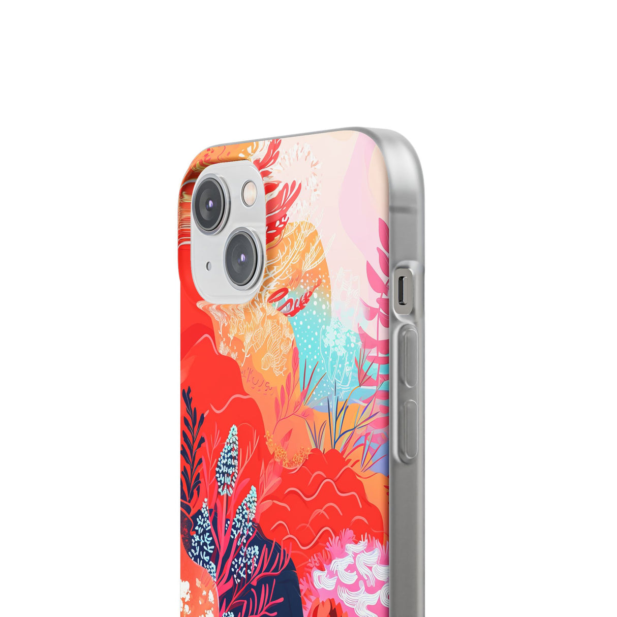 Living Coral Design | Handyhülle für iPhone (Flexible Hülle)